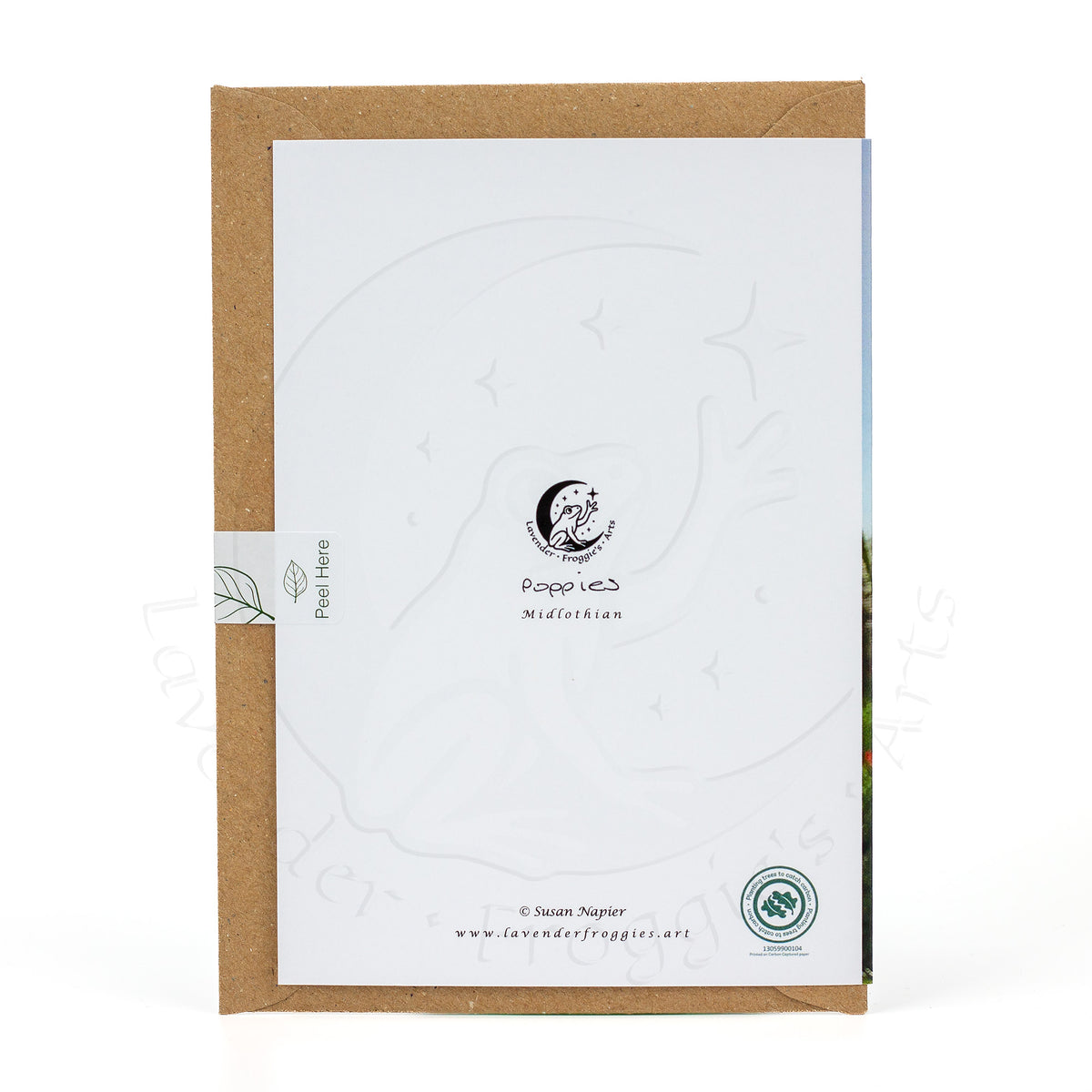 Poppies A6 Portrait Greetings Card