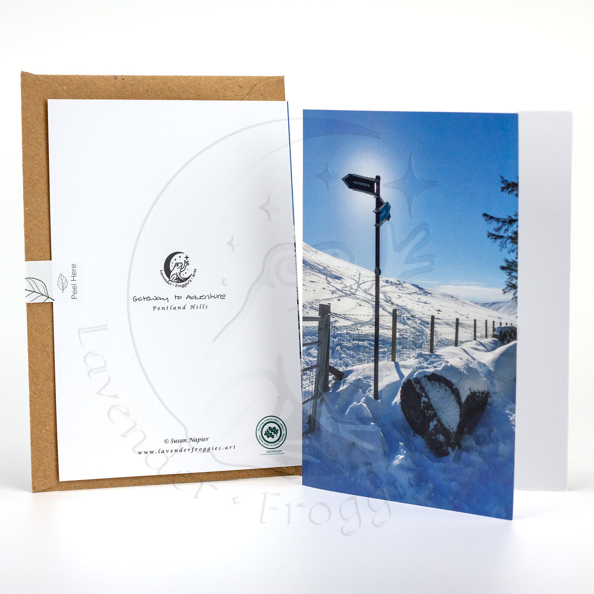 Gateway to Adventure A6 Portrait Greetings Card