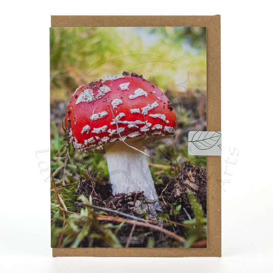 Autumn, here I come A6 Portrait Greetings Card